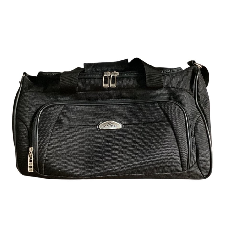 Dockers Nylon Duffle Bag Mid Size Black